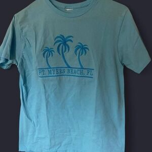 Fort Myers Beach Florida palm tree t-shirt